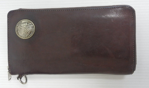RED MOON ロングウォレット レザー ダークブラウン
