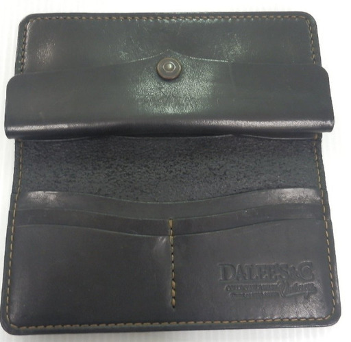 DALEE'S&Co ダリーズアンドコー レザーロングウォレット ブラック 中古