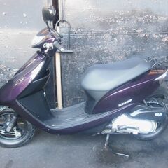 HONDA 4ストDIO50 パープル セル始動 納車整備点検済み　登録後すぐ乗り出せます。直接引き渡し　配送手配も可 原付　ディオ AF68 62の画像