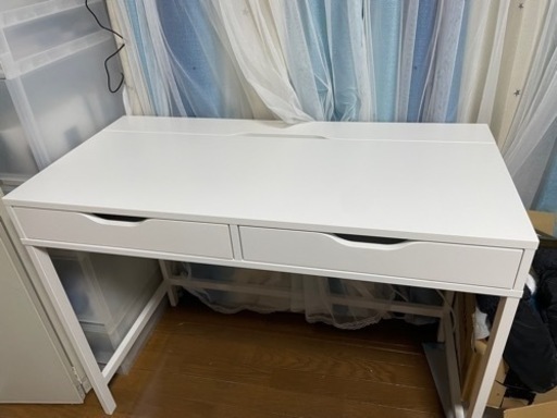【IKEA】ALEX アレクス　デスク　ホワイト　100x48 cm