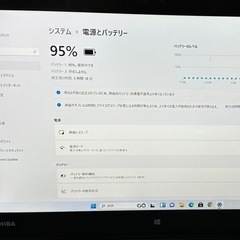 723-4★Office2021付属！TOSHIBA タブレットPC タッチパネル PR82BEGDC67AD11 SSD 128GB CPU Intel Coreｍ5 6Y54 1.10GHz-2.70GHz 12.5インチ 4GB★の画像