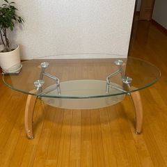 ガラスローテーブル