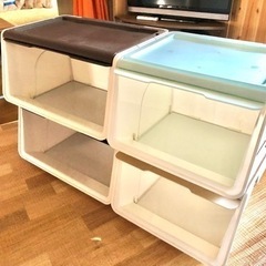 スタッキングBOX（収納BOX）4個セットの画像
