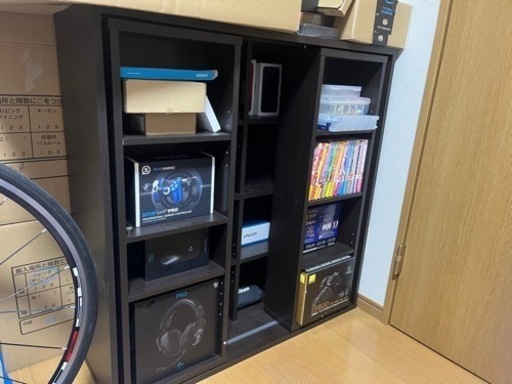 タンスのゲン スライド 本棚 ダブル スリム 幅90cm 大容量 可動棚 コミックラック 漫画 書棚 ダークブラウン