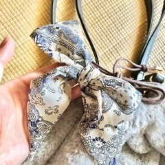 【美品】ふわもこ巾着型ハンドバッグの画像