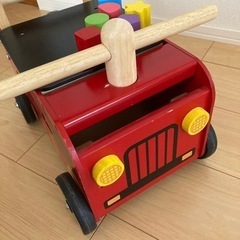 手押し車　消防車の画像