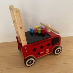 手押し車　消防車の画像