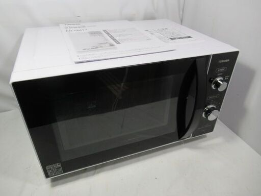 1ヶ月保証/電子レンジ/フラットタイプ/ヘルツフリー/東芝/TOSHIBA/ER-SM17/良品/中古品/JAKN5719/