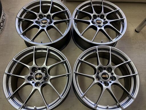 BBS RF515 18インチ 4本セット ダイヤモンドシルバー プリウス FT86 BRZ 他 BBS ビービーエス RF RF515 アルミホイール 4本セット 18インチ 8J