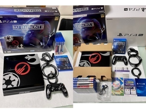 [限定版]PlayStation4　Pro 本体　1TB  Star Wars PS4 PRO 1TB、4Kゲーム遊び可能