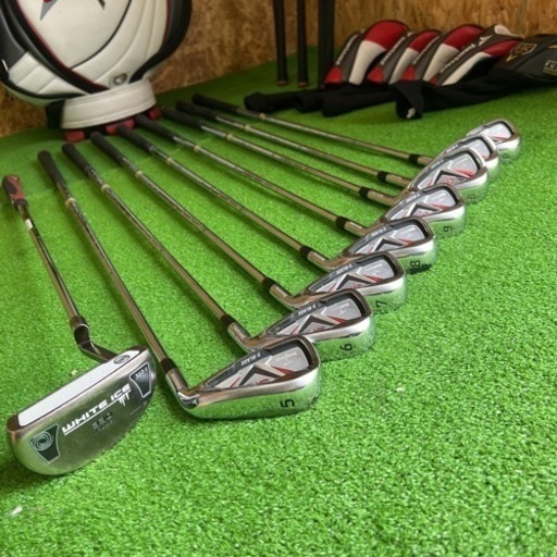 TOURSTAGE GR X-DRIVE バッグ、ドライバー、アイアン、パター、ゴルフ