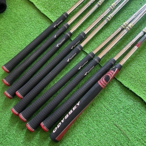 TOURSTAGE GR X-DRIVE バッグ、ドライバー、アイアン、パター、ゴルフ用品フルセット！北海道旭川市 右利き用 ブリヂス
