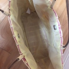 夏用 かごバッグトート　未使用の画像