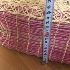夏用 かごバッグトート　未使用の画像