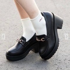 honeys 厚底ローファーの画像