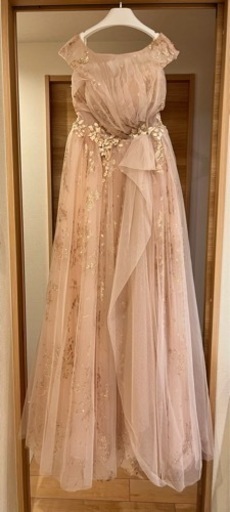 サクラピンクショートスリーブドレス