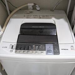まだ募集中です。差し上げます　全自動洗濯機（NW-7WY）白い約束