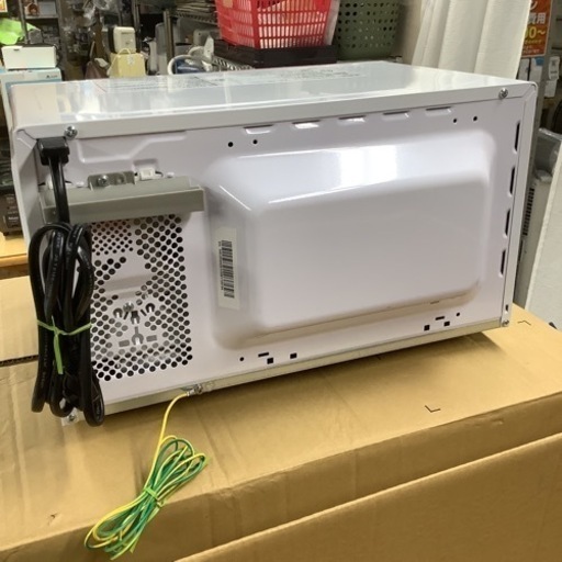 電子レンジ YAMAZEN MRT-S177(W)6 ターンテーブル 2023年製