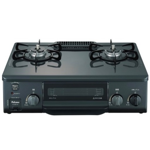 【超美品‼️】パロマ 2021年製 LP(プロパン)ガス用 ガステーブル 右強火/水無し片面焼きグリル