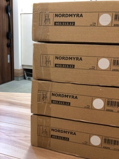 ★新品4脚★ IKEA ノールドミーラ チェア 北欧　