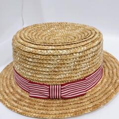 子供用　麦わら帽子の画像