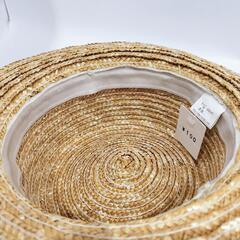 子供用　麦わら帽子の画像