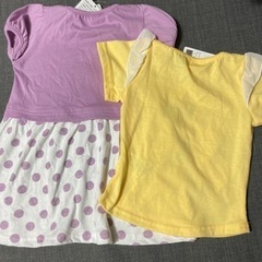 すみっコぐらしTシャツ2枚セットの画像