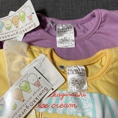 すみっコぐらしTシャツ2枚セットの画像