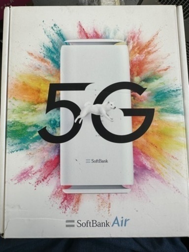【美品】【Softbank ソフトバンク Air 5G エアーターミナル5 Wi-Fiルーター Wi-FiAP 無線 アクセスポイント CKB01 本体 アダプタ】