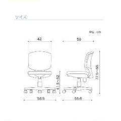 ★値下げ　デスクチェア　イトーキ　YL2　桜色の画像