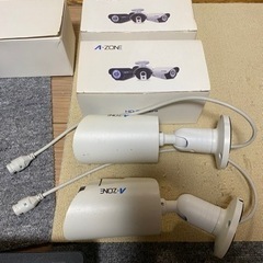 監視カメラ 4カメラ 夜間撮影 モニタ フルセット すぐ使えます