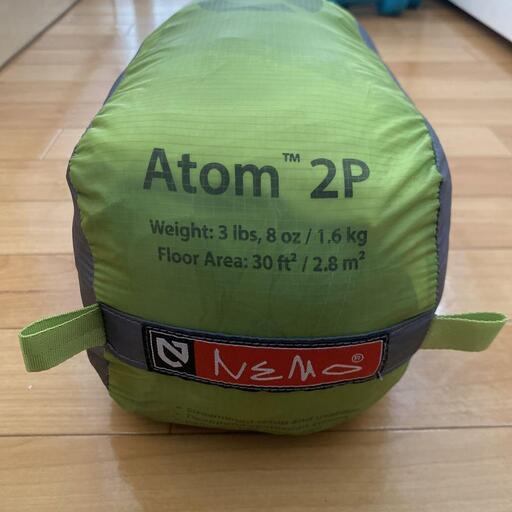 ニモ アトム 2P テント. NEMO ATOM 2p