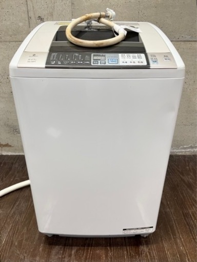 N 日立 HITACHI 電気洗濯乾燥機 洗濯機 乾燥機  8,0kg