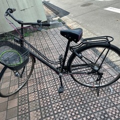 ブリヂストン　黒自転車