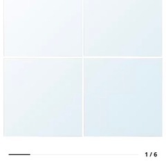 8/1に捨てます【美品】IKEA ウォールミラー　BLODLÖNN ブロドロンの画像