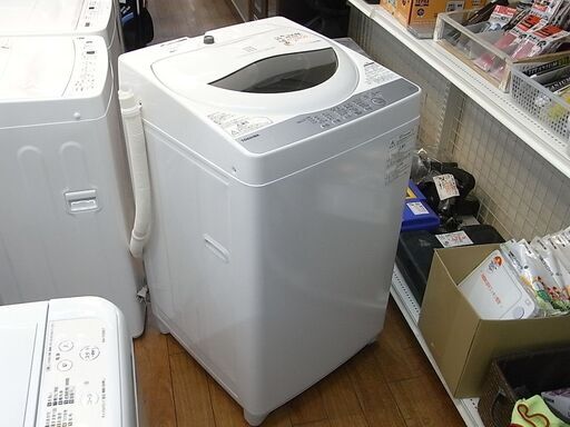 東芝 5.0ｋｇ 洗濯機 ＡＷ－5G6（W） 2018年製【モノ市場東浦店】139
