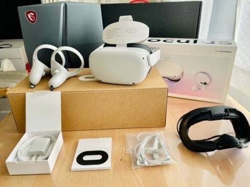 [VRコンプリートセット] Quest 2オキュラスクエスト2 256GB（未使用品付き・おまけ付き） + VR専用ゲーミングPC MSI Vortex G25
