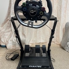 【極美品】FANATEC DD Pro（5Nm）＋CSLペダル＋スタンドの画像