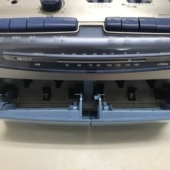 ☆値下げ☆ M2307-741 ラジカセ　SANYO U4-W32 動作確認済　傷、汚れありの画像