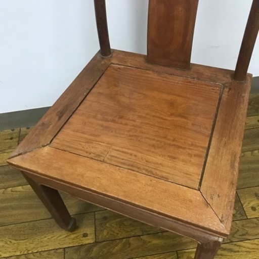 ロ2304-742 ハイバックチェア　アンティーク家具　レトロ家具