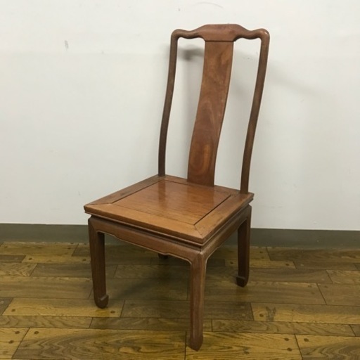 ロ2304-742 ハイバックチェア　アンティーク家具　レトロ家具
