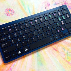 エレコム無線キーボード（軽量薄型・3台同時接続切替可）の画像