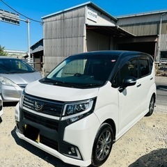 H27 ダイハツムーブカスタム 4WD  走行距離: 69,600KM
