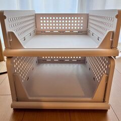 【新品・未使用】スライド式収納ボックス 2サイズ ※バラ売り要相談