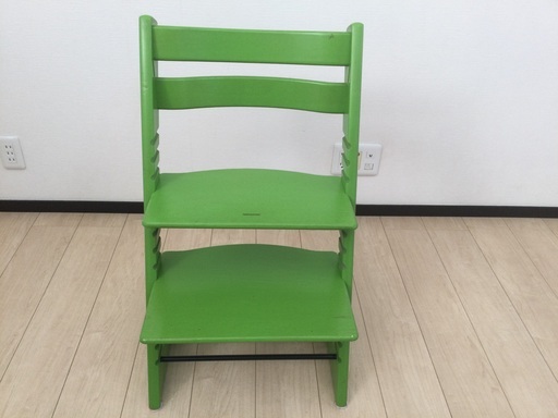 STOKKE TRIPP TRAPP シュトッケ　ハイチェア　黄緑　工具付