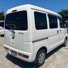 【支払総額27.8万円】h29年式最終型321サンバーバンVCターボ 車検令和7年2月機関良好 内外装良好 フルセグTV エアコンバッチリ♪修復歴無し！の画像