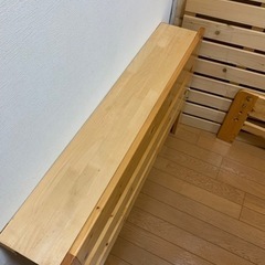再値引き　子供用すのこベッドフレーム(組立式)  の画像