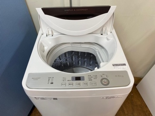 I700  SHARP 洗濯機 （4.5㎏） ⭐ 動作確認済 ⭐ クリーニング済 人気・おすすめ｜持ち運び便利・お祝いに最適 期間限定セール スピード配送 在庫あり・即発送