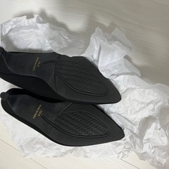 Romeo Valentino 5cmヒール 23.5 ブラックの画像