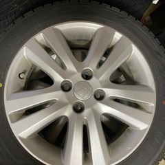 大幅値下げ！HONDA純正16インチアルミ付き 新品同様スタッドレス 185/55R16 iceGUARD iG60 22年末購入の画像
